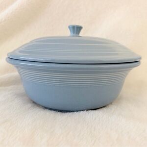 Fiestaware Periwinkle Caserole Dish with Lid